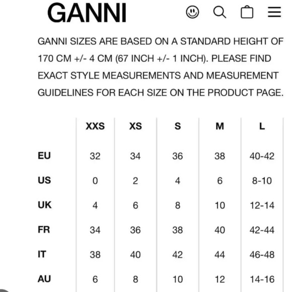 Ganni Blouse Wrap Top Long Sleeve Shirt V-Neck Floral Daisy Navy Blue Size US XS - Picture 13 of 13